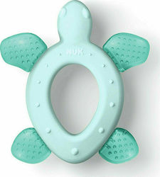 Nuk Teething Ring with Gel made of Silicone for 3 m+ Green Turtle 1pcs