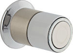 Door-wall stopper 952 magnetic 30mm Nickel matt / Chrome