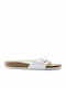 Madrid Birko-Flor Women's Anatomic Sandals White Narrow Fit