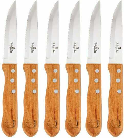 Berlinger Haus Μαχαίρια Steak από Ανοξείδωτο Ατσάλι 12cm 6τμχ