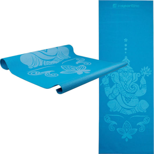 inSPORTline Spirit Στρώμα Γυμναστικής Yoga Μπλε (172x61x0.3cm)