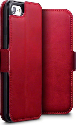 Terrapin Low Profile Wallet Δερμάτινο Κόκκινο (iPhone SE 2020/8/7)