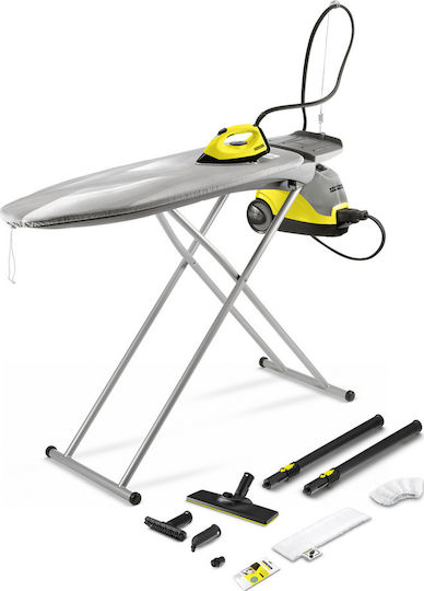 Karcher SI 4 EasyFix Iron Ατμοκαθαριστής Πίεσης 3.5bar με Ρόδες Yellow