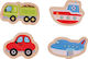 Lemnos Puzzle pentru Copii Puzzle - Mijloace de Transport pentru 1+ Ani 8buc Big Jigs