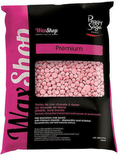 Peggy Sage Premium Haarentfernungswachs in Körnern für empfindliche Haut Rose 800gr