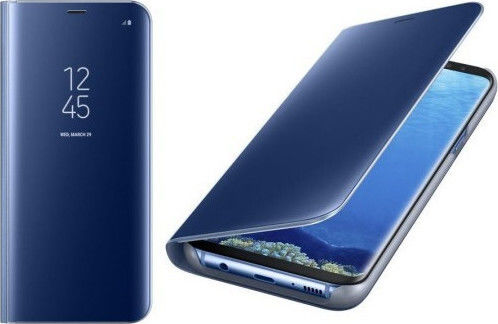 Hurtel Clear View Book Πλαστικό Μπλε (Galaxy S9)