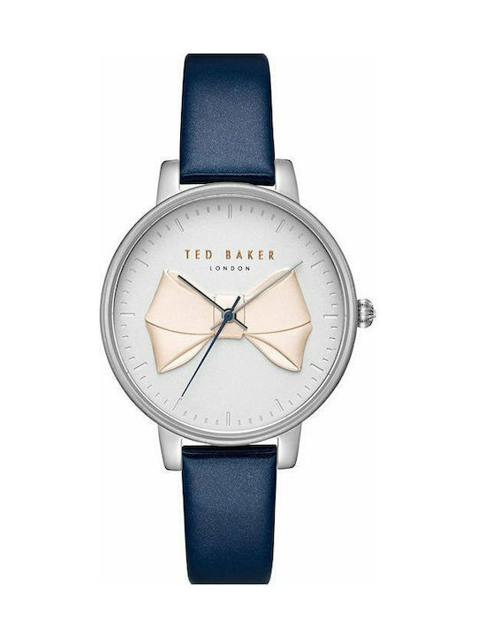 Ted Baker Brook Watch with Blue Leather Strap