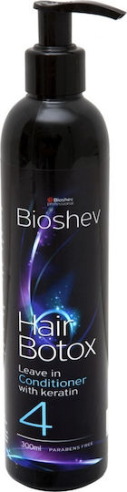 Bioshev Professional Hair Botox with Keratin No4 Leave-In-Conditioner Wiederaufbau/Pflege für Alle Haartypen 300ml