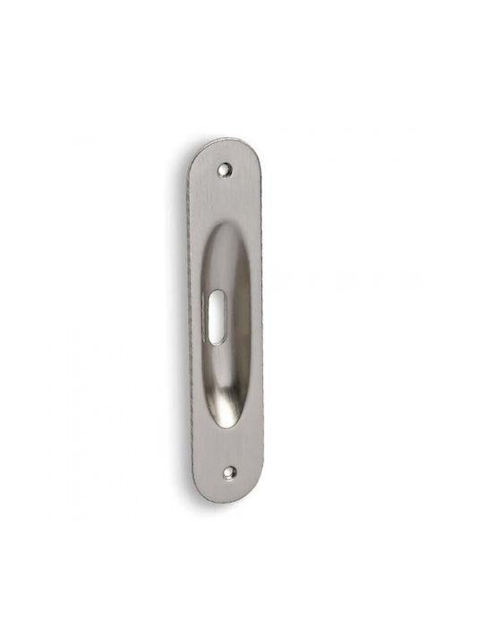 Conset Νίκελ Ματ Door Flush Handle with Key Hol...