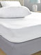 Palamaiki Jacquard Comfort Waterproof Baby Mattress Protector with Fitted Skirt 75x140x20cm