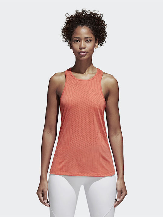 adidas Climalite Burnout Bluse Rot