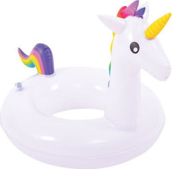 Jilong Kids' Swim Ring Unicorn with Diameter 55cm. White 37434