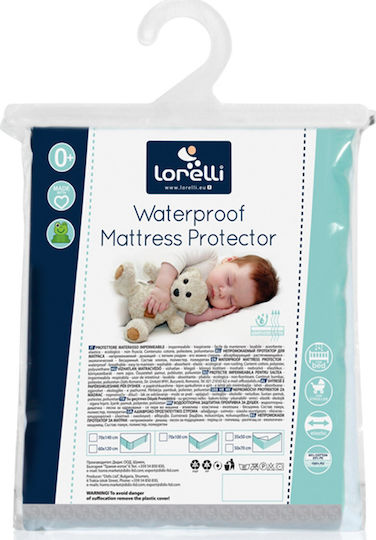 Lorelli Αδιάβροχο Βρεφικό Επίστρωμα Κούνιας Πετσετέ με Φάσα 50x70εκ.