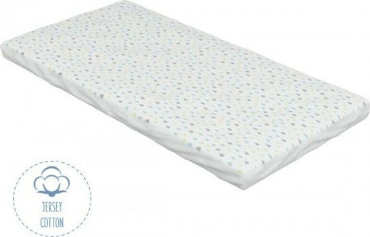 Kikka Boo Drops Fitted Waterproof Bed Mattress Protector Cotton Cotton 70x140cm