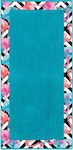 Guy Laroche Flamingo Petrol Beach Towel Turquoise 175x85cm