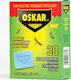 Oskar Mat Insektenabwehrtabletten für Mücken 30 Registerkarten 1cm