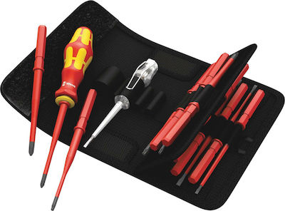 Wera Screwdriver with 16 Interchangeable Tips