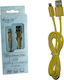 Volte-Tel Regular USB-A la Cablu Lightning Galben 1m (8118760)