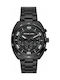 Michael Kors Dane Watch Chronograph Battery with Black Metal Bracelet