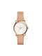 Fossil Donna Watch with Beige Leather Strap