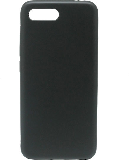 Hurtel TPU JELLY MAT Back Cover Σιλικόνης 1.2mm Μαύρο (Honor 10)
