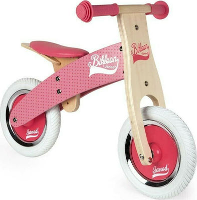 Janod Kids Wooden Balance Bike Pink