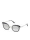 Swarovski Women's Sunglasses with Black Metal Frame and Black Mirror Lens SK0169 20C
