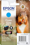 Epson 378 Original InkJet Druckerpatrone Cyan (C13T37824010)