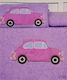 Palamaiki Set Babyhandtücher 2 Stück Purple Car