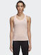 Adidas Climalite Prime Tank Women's Athletic Blouse Sleeveless Pink