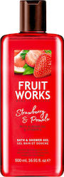 The English Bathing Company Body Wash Strawberry & Pomelo Bubble Bath in Gel 500ml The English Bathing Company Body Wash Strawberry & Pomelo Bubble Bath in Gel 500ml