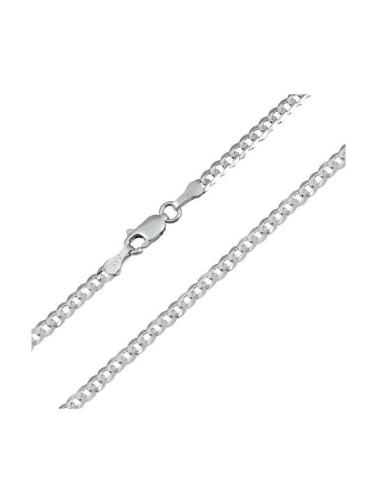 Chain in white gold 14K (AL000448) L-50