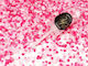 Small cane with mix pink confetti