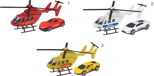 AS Teamsterz Emergency Response Set with Helicopter for 3+ years+ Years (Various Designs) 1pc