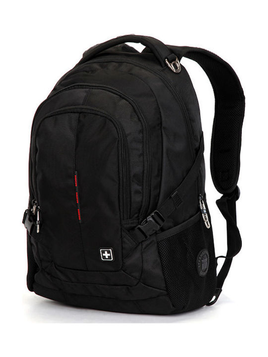Suissewin SN9617 Men's Fabric Backpack Black 30lt