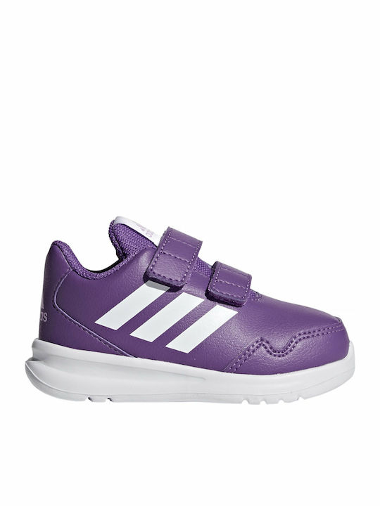 Altarun Altarun Kids Sports Shoes Running with Hoop & Loop Closure Purple