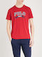 Ralph Lauren Men's Athletic Short Sleeve Blouse Red