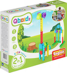 Engino Plastic Construction Toy Qboidz 2 in 1 Giraffe for 3+ years