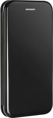 Forcell Flip Книга Изкуствена кожа Черен (Galaxy S9)