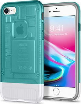 Spigen Classic C1 Back Cover Πλαστικό Μπλε (iPhone 8/7)