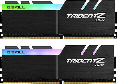 G.Skill Trident Z RGB 32GB DDR4 RAM με 2 Modules (2x16GB) και Ταχύτητα 3200 για Desktop