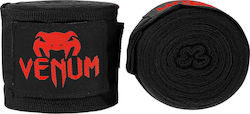 Venum 0430 VENUM-0430 Martial Arts Hand Wraps 2.5m Black/Red