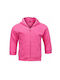 Baby Hoodie mit Kapuze rosa Babybugz