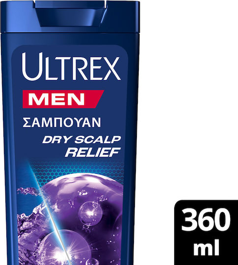Ultrex Delicate Touch Shampoos Gegen Schuppen & Trockene Kopfhaut für Alle Haartypen 360ml