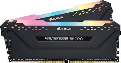 Corsair Vengeance RGB Pro 16GB DDR4 RAM με 2 Modules (2x8GB) και Ταχύτητα 3600 για Desktop