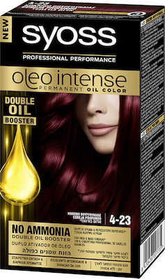 Syoss Oleo Intense Set Hair Dye no Ammonia 4-23 Red Burgundy 50ml