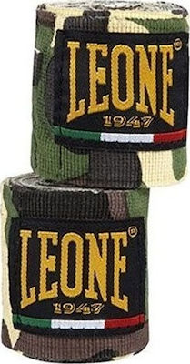 Leone AB705 AB705 Martial Arts Hand Wraps 3.5m Green Camo Tarnung