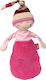 Sigikid Babyspielzeug Cuddly Doll Soft Pink aus Stoff für 0++ Monate