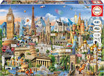 Europe Landmarks Puzzle 2D 2000 Bucăți