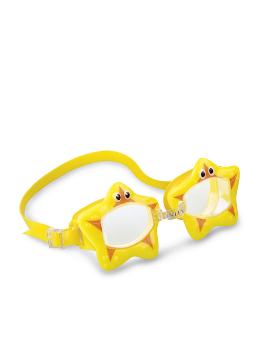 Intex Fun 55603 Γυαλιά Κολύμβησης Παιδικά Κίτρινα